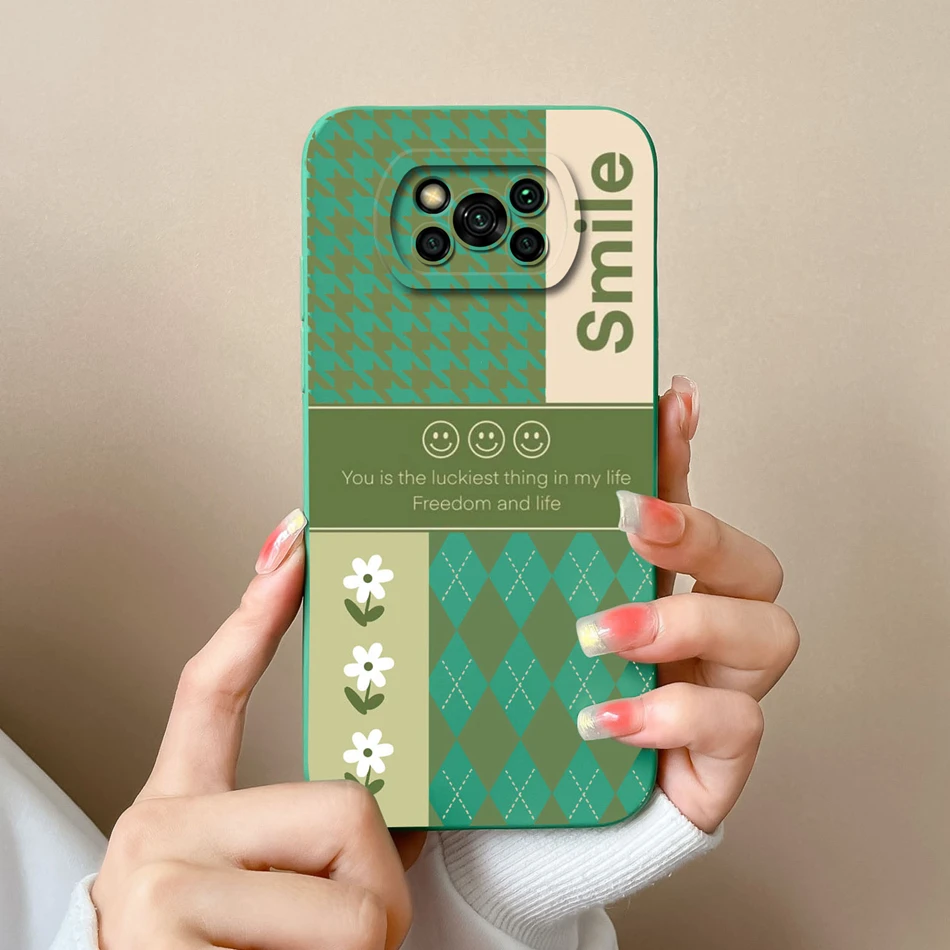thumbnail image 1 of Funda de teléfono para Poco X3 Pro GT, carcasa trasera de protección de cámara de silicona líquida con corazón de amor para Xiaomi Poco X 3 Pro X3 NFC X3GT, 1 of 5