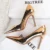 Shoes Metal Stone Pattern Woman Pumps High Quality High Heels Wedding Shoes Stiletto Luxurious Sexy Banquet Shoes