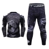 Cody Lundin 2 PCS Long Sleeve Sportsuit BJJ jiu jitsu Rashguard Shirts Bjj Grappling Compression Pants Running Active Wear 3