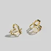 1/2pairs Simple Heart Clip on Earrings Women Girls No-Piercing Silicone Hollow Love Ear Studs Cuff Korean Earrring Clips Jewelry 5