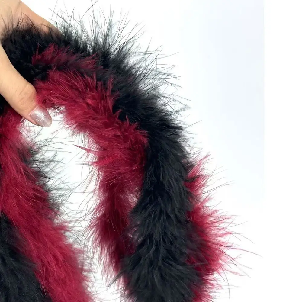 Soft Plush Punk Fur Belt for Street Dance Accessory