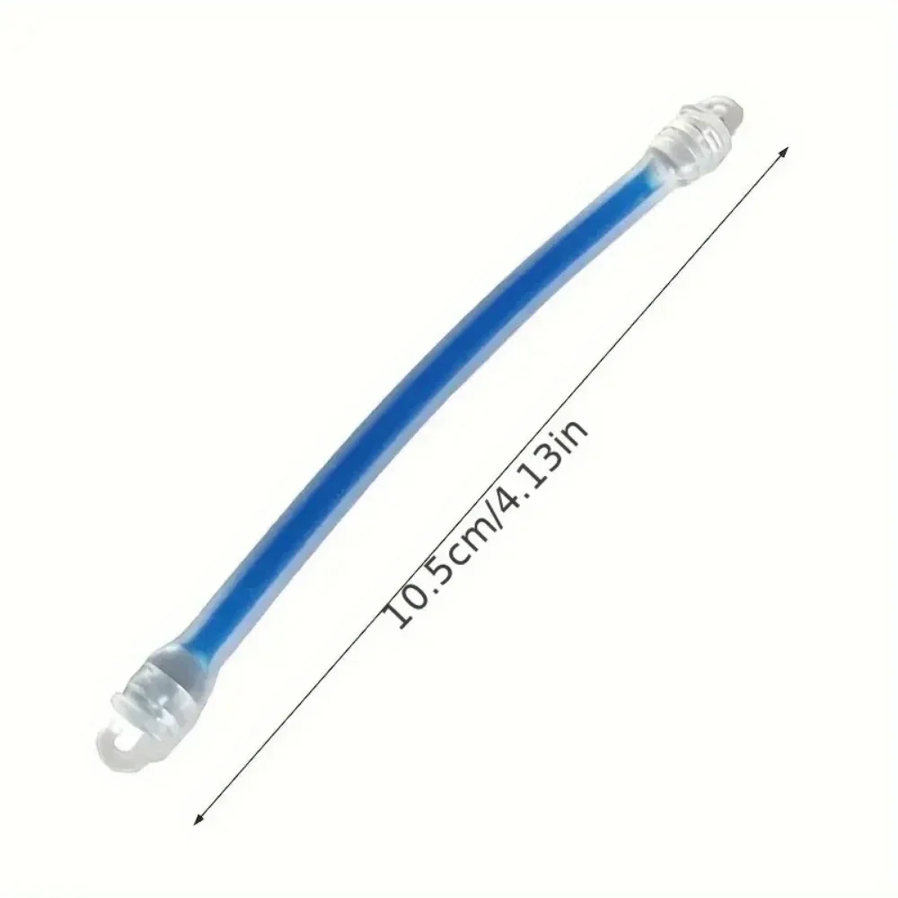 1PC Mixed Color Silicone Tennis Racket Vibration Dampeners - Long Bar Shock Absorbers for Racquets, Adaptable & Durable