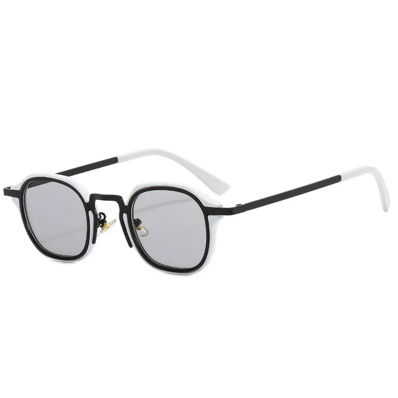2022 New Fashion Small Square Sunglasses Women Retro Punk Shades UV400 Men Trending Sun Glasses_voghion.com
