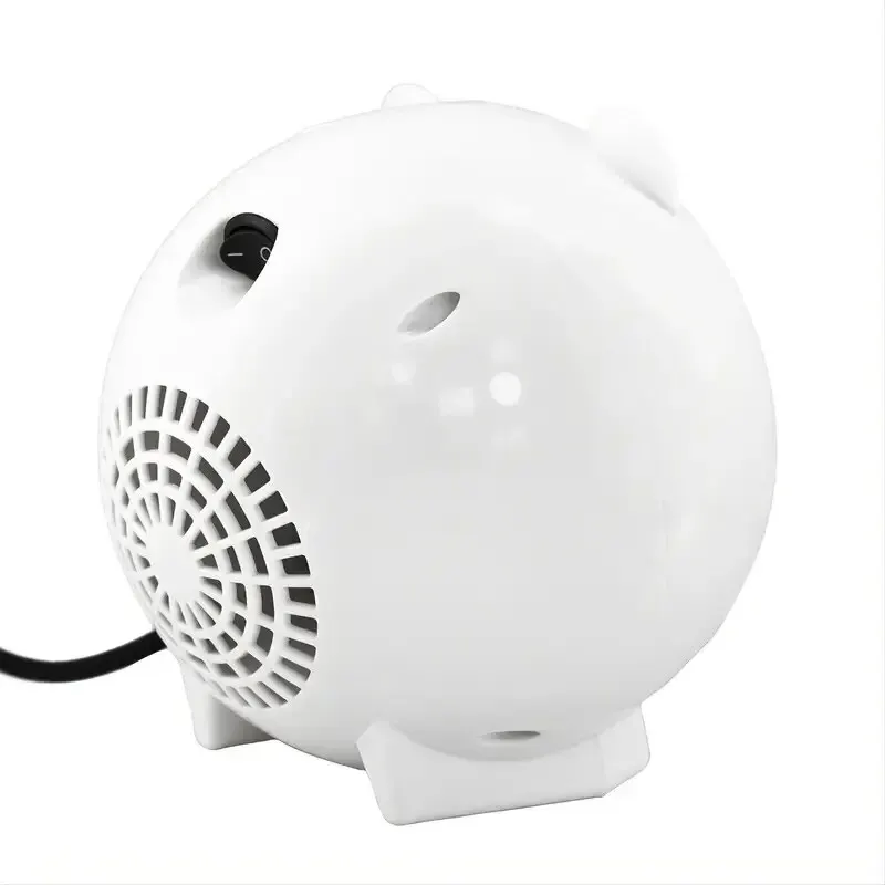 Portable PTC Ceramic Space Heater with Thermostat - 220V Mini Electric Heater for Indoor Office, Desktop, and Home Use - Energy