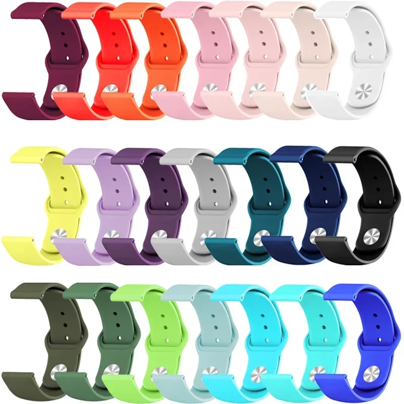 Sport Silicone Wristband Bracelet - 20mm/22mm Watch Band