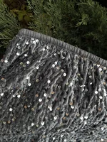 High Waisted Sequin Maxi Skirt Women Elegant Shiny Straight Skirts With Slit Summer Spring Black Long Sequin Skirt For Women - Image 6