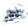 WIFI FPV HD Camera RC Fighter 2.4G Missile Launch 3D Stunt Roll Attitude Hold Surround Fight Remote Control Plane Aircraft Toy 6