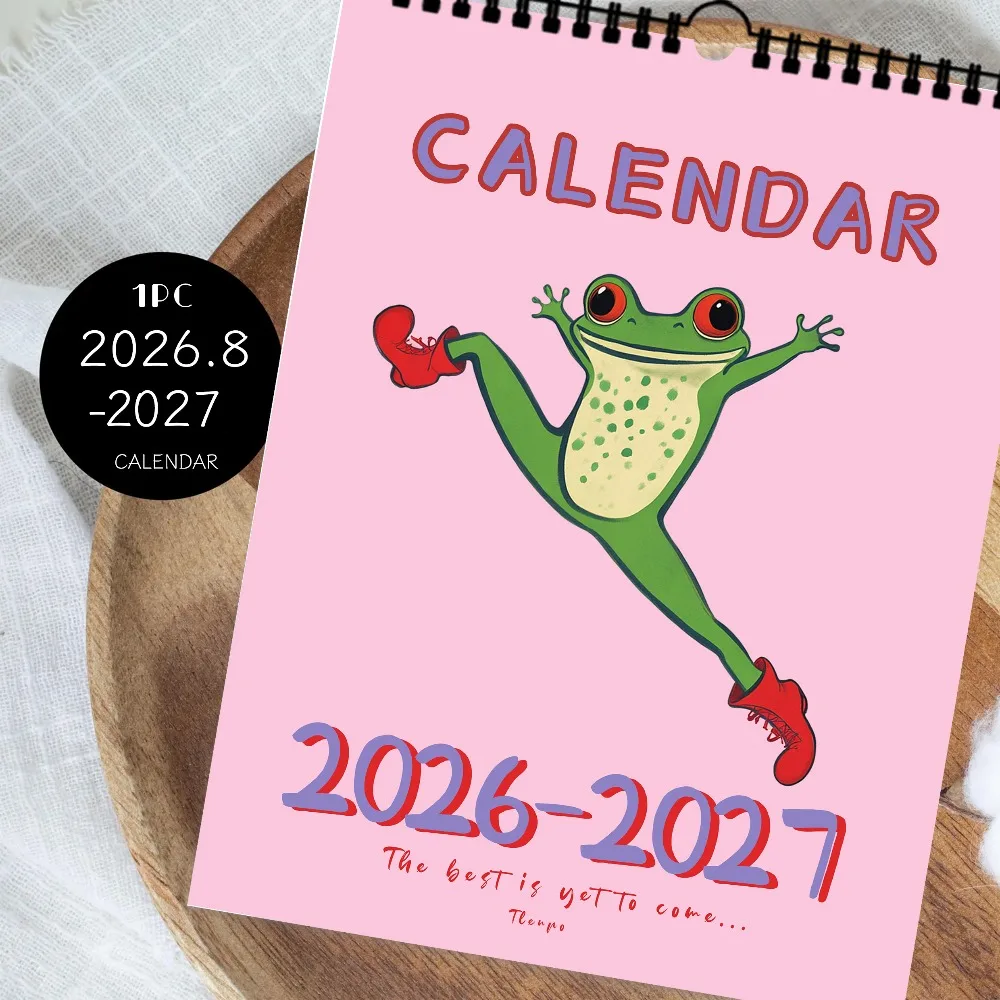 1개, 2026.08?2027.12 벽걸이 달력, 인형같은 동물 벽걸이 달력, 생일, 크리..