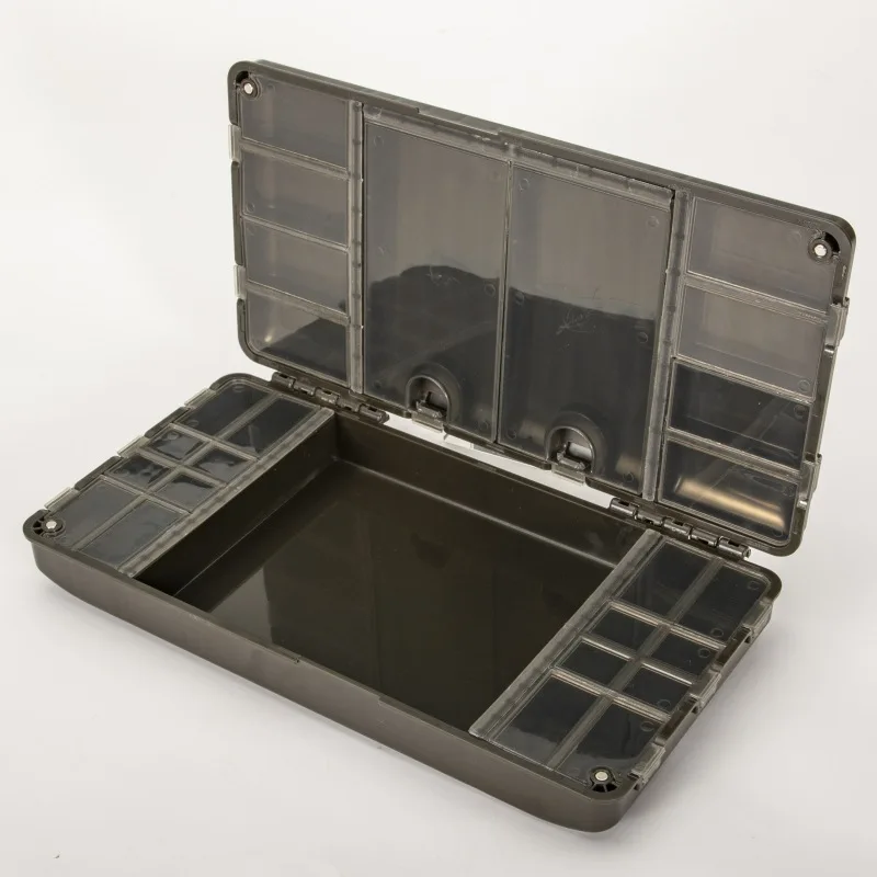 Karper Vissen Organizer Box Draagbare Vlieg Magnetische Multifunctionele Compartimenten Uitrusting Accessoriestackle Opslag