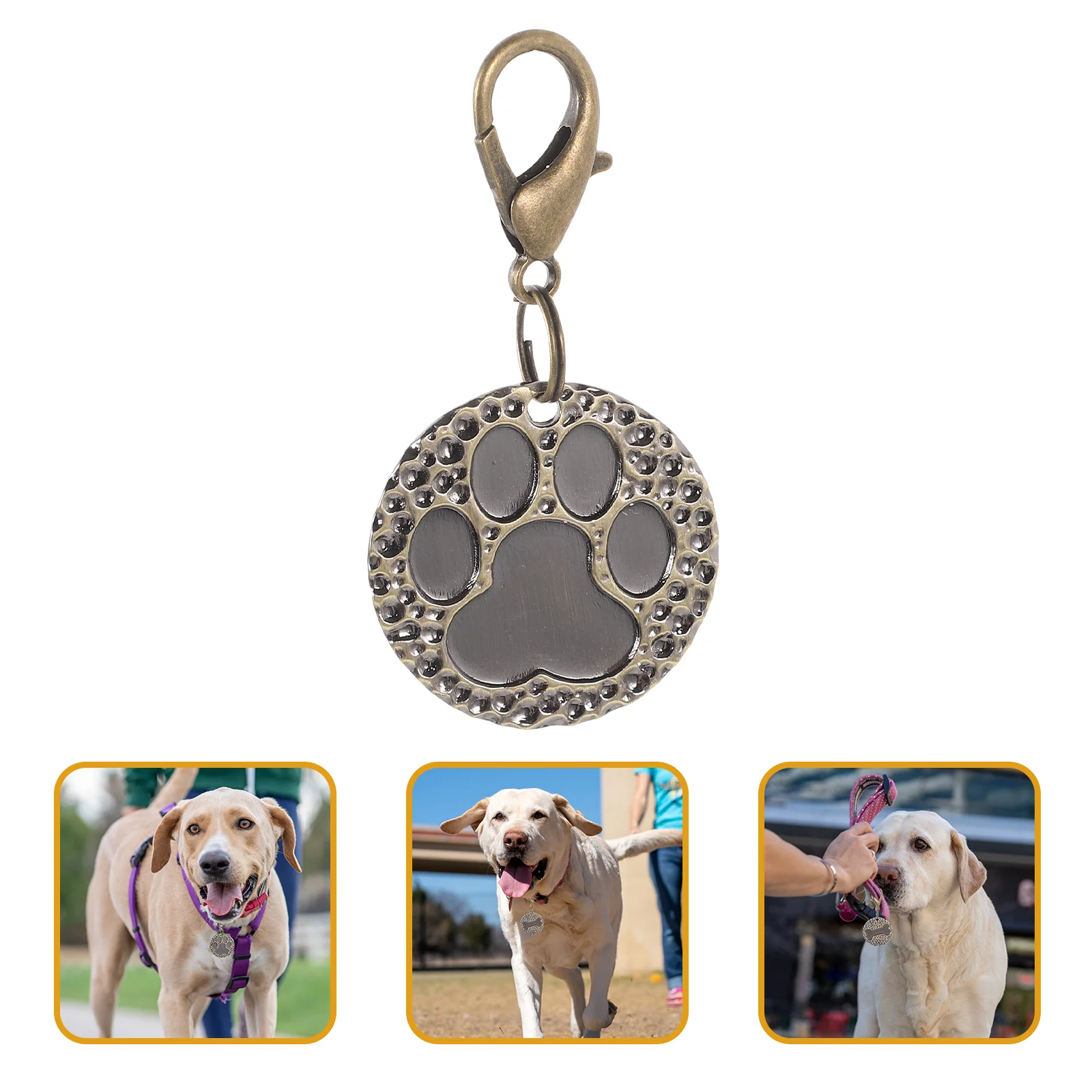 

Cat Dog Tag Portable Anti Lost Identity Tag Adorable Dog Collar Pendant Pet Supplies