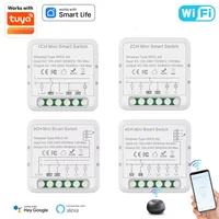 Tuya WIFI Smart Switch Module Smart Life 1/2/3/4 Gang 2 Way Control Switch Support Alexa Google Home Alice Voice Control Timeing