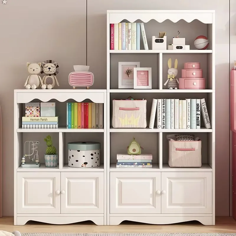 Kids Bookshelf Baby Bookcase Library Children Bookshops Children's Room Shelves Book Shelf Storage Child Toy Bookstore Songmics