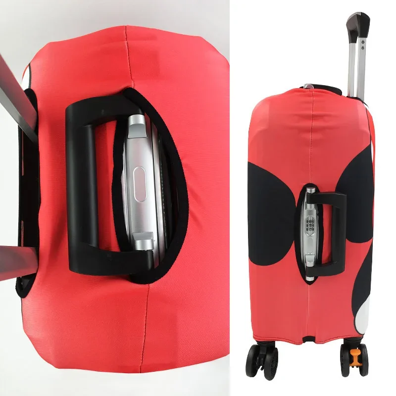 Trolley Suitcase Protective Luggage Cover 3D Cartoon Elastic Luggage Protective Cover19-32 Inch Suitcase Case Travel Accessories 5