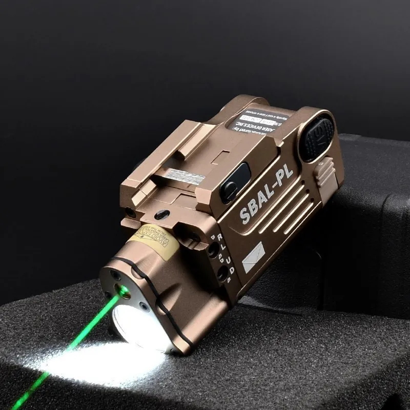 

WADSN Tactical SBAL PL Red Green Dot Laser Sight Strobe Flashlight Pistol Hanging Scout LED Lamp Airsoft Hunting Weapon Light