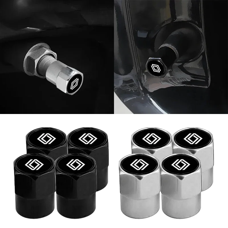 Car Wheel Tire Valve Caps 4Pcs for Renault Megane tire valve caps,tire valve cap,tire stem cover