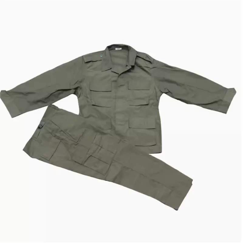 Army Uniform Kit TACTICAL TOM TCU style BDU version RG cavalry green training suit combat suit Long sleeved + Long pants