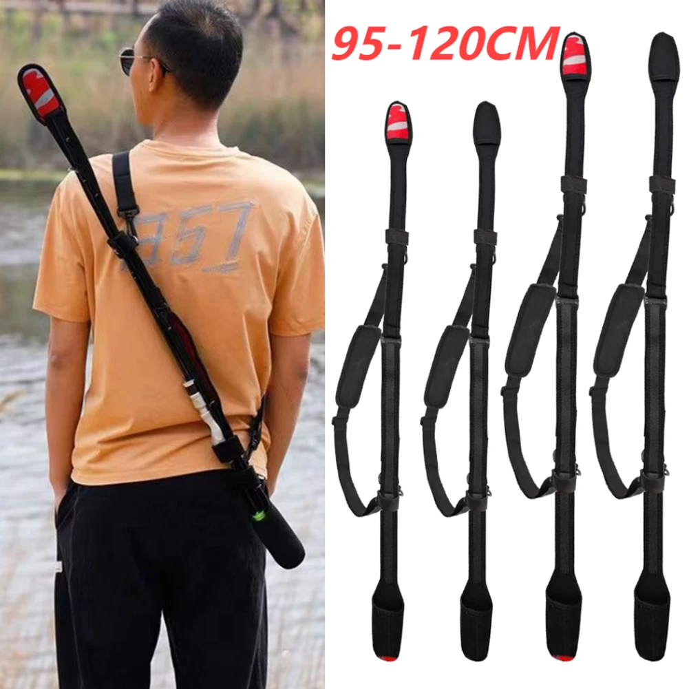 New Fishing Rod Storage Bag Adjustable Fishing Rod Shoulder Belt Portable Fishing  Rod Belt Protector Reel Fishing Accessories - AliExpress