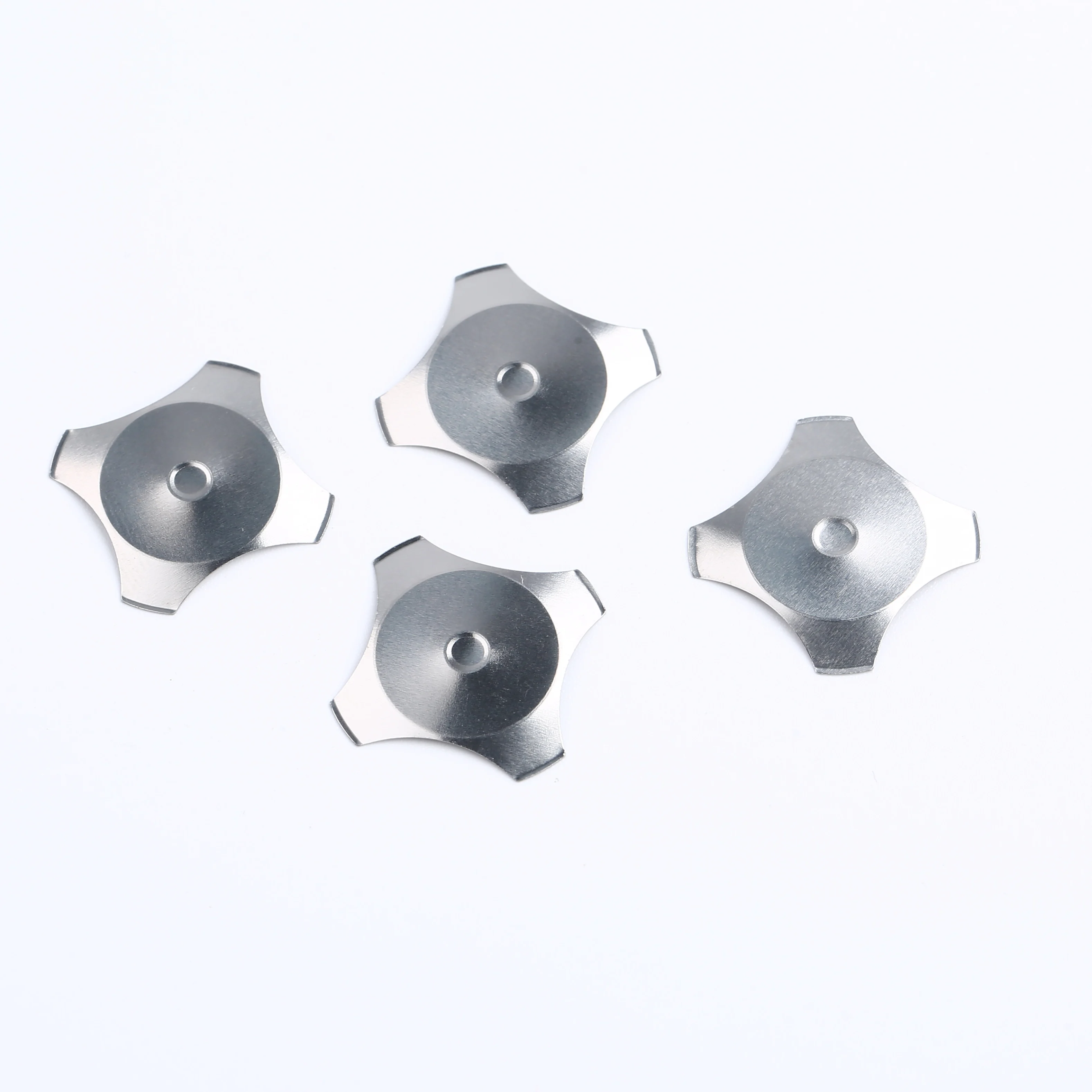 Perforated 4-pin metal dome for various thin film switch panels