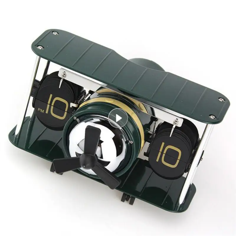 

Automatic Clock Flip Screen Time Fashionable Designer Desk Clock Home Accessories Accessories Creative Design High Quality Clock