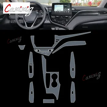 Per Toyota Camry 2021-2023Car Interior Center console Trasparente TPU Pellicola protettiva Anti-graffio Pellicola di riparazione Accessori refit