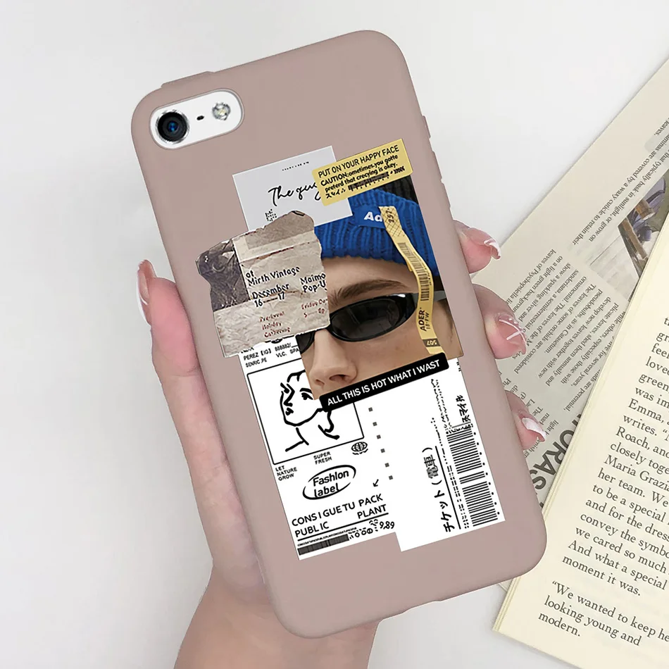 Stylish Shockproof Matte Silicone Phone Case with Fashionable TPU Bumper