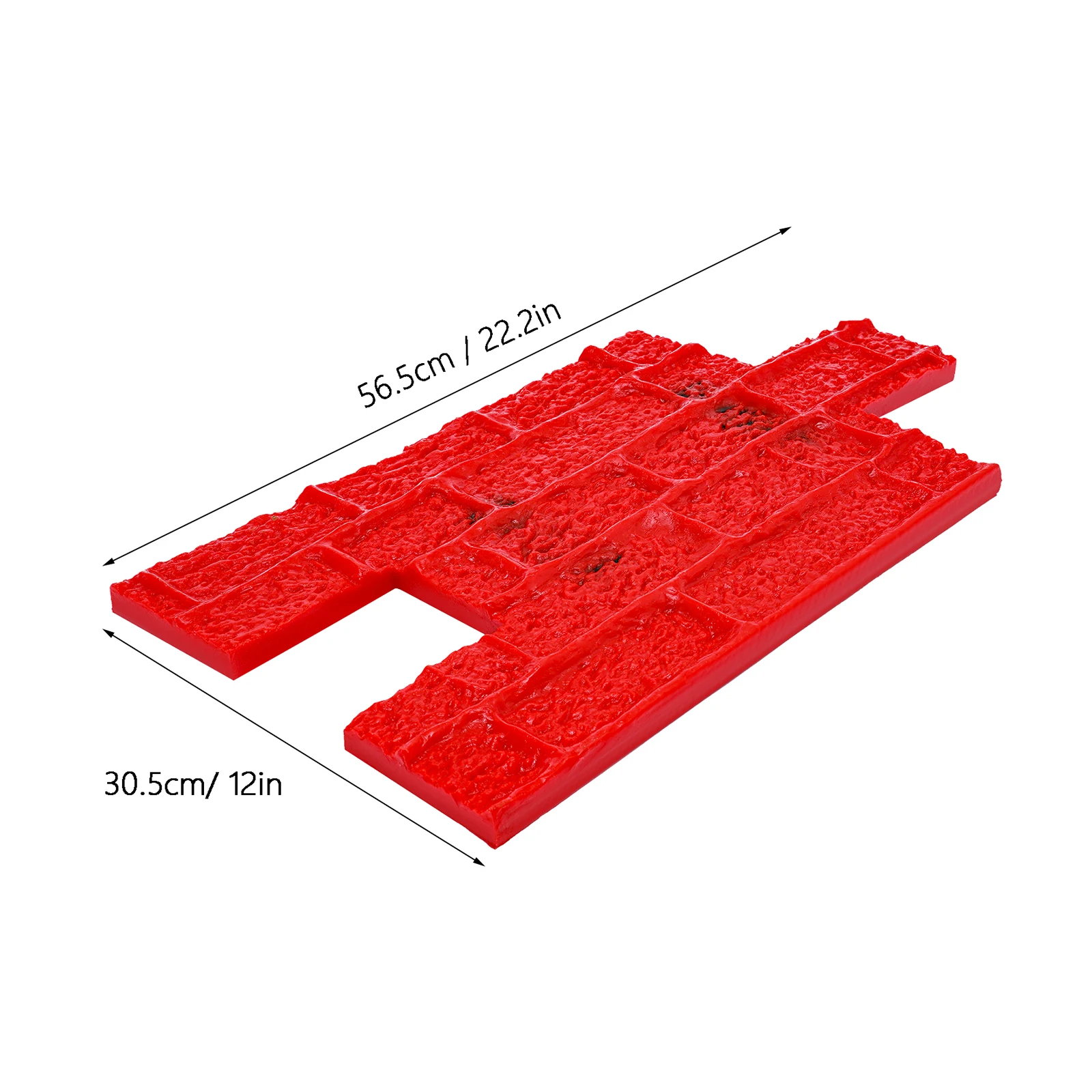 Concrete Stamping Mold Stone Texture Style Manual Concrete Stamping Mats Set For Walls Floors