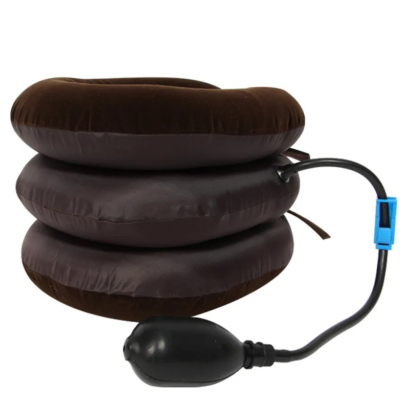 Inflatable Cervical Neck Traction Device Universal Fit for Neck Pain Relief Spine Alignment Posture Correction