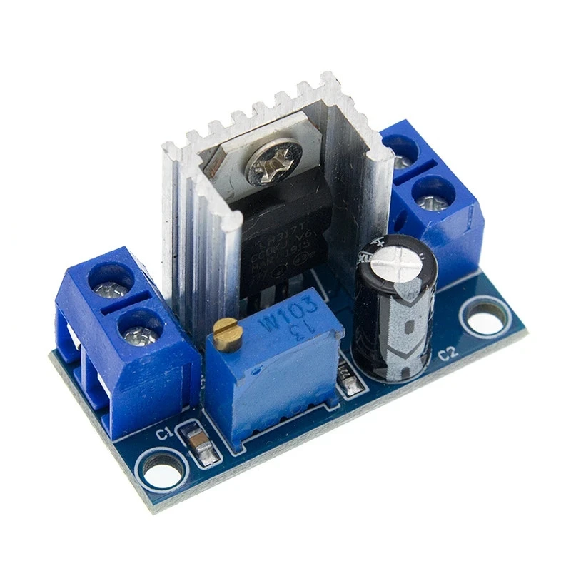 

LM317 Adjustable Voltage Regulator Power Supply Board DC-DC Buck Module Linear Regulator Voltage Reduction Circuit Board