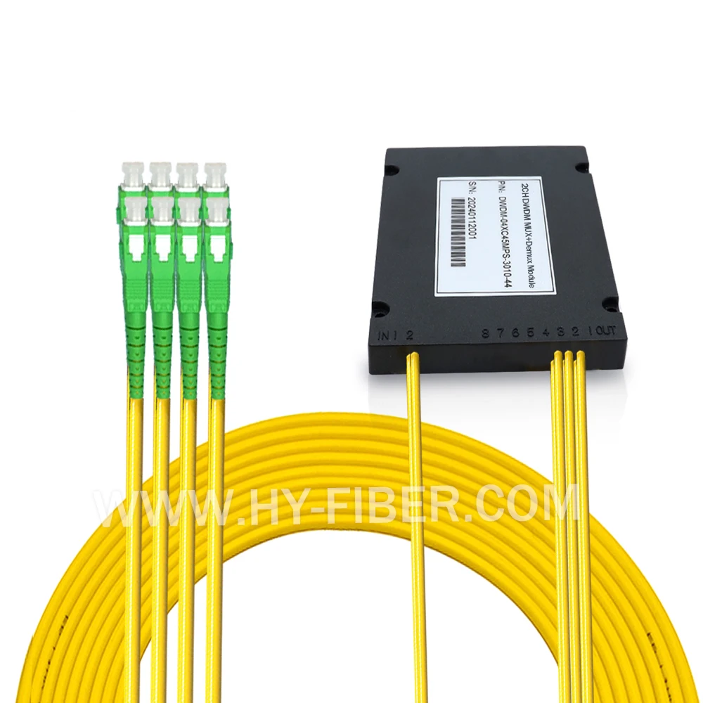 

8-канальный C20 ~ C59 100G DWDM двойной волоконный модуль Mux + Demux оптическое оборудование FTTX ITU 100 ГГц сетка SC/FC/LC