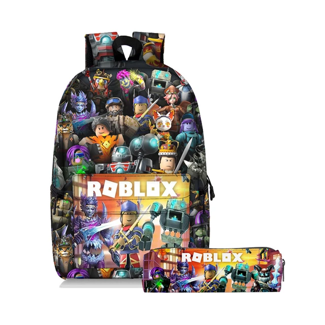 Bolsa De Ombro De Desenho Animado Do Roblox Student Conjunto