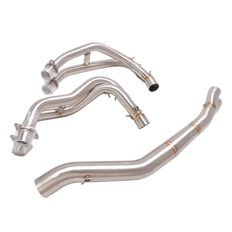 Slip On For Kawasaki Ninja ZX-25R ZX25R ZX 25R 2020 - 2023 Motorcycle Exhaust System Escape Moto Modified Front Middle Link Pipe - Image 4