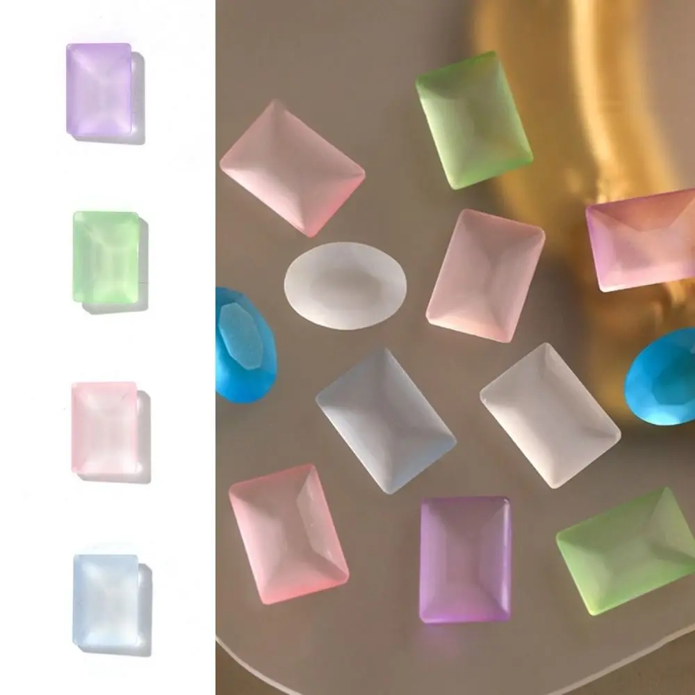 

5 шт. ярких цветов ногтей из циркония, ювелирные изделия, цветные прозрачные матовые искусственные 3D Ногти, овальная форма, интуитивность