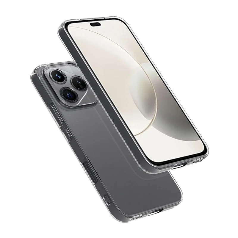 Ultra Slim Transparent Soft TPU Back Cover - Clear Bumper Case