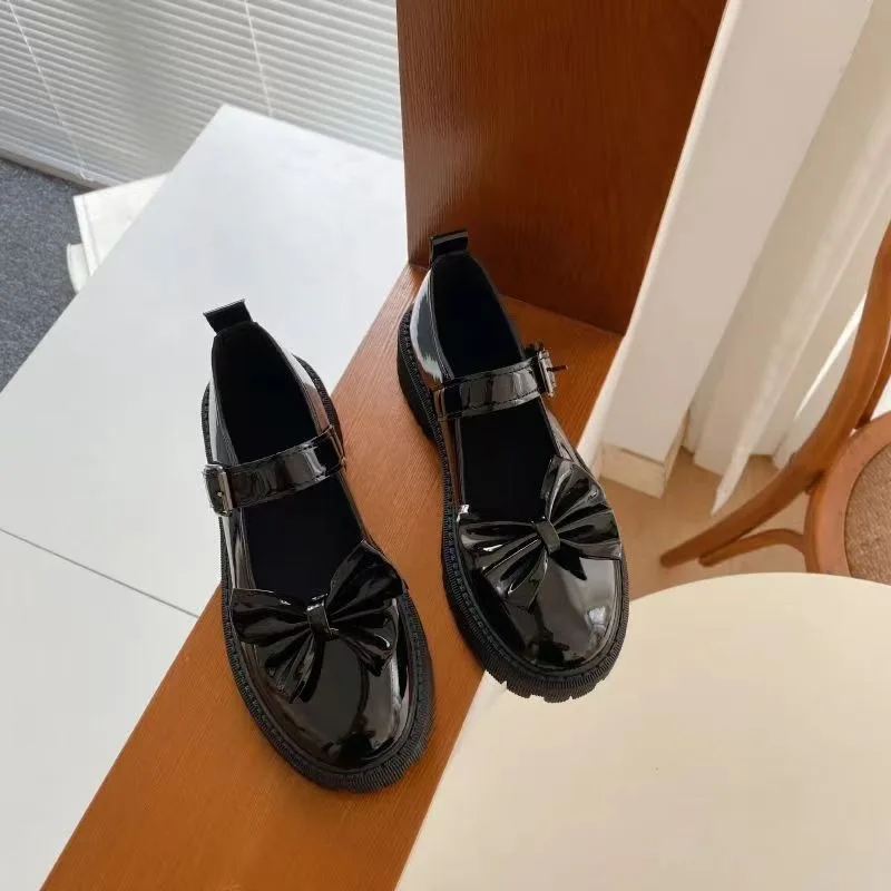 Shoes Mary Janes Women Heels Platform Lolita Mary Jane Shoes White Women\'s Shoes School Student College Sweet Low Heel Women 46