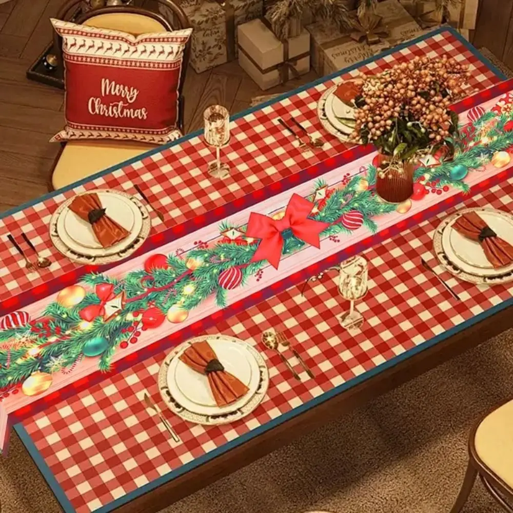 Polyester Christmas Table Runner for Home Decor