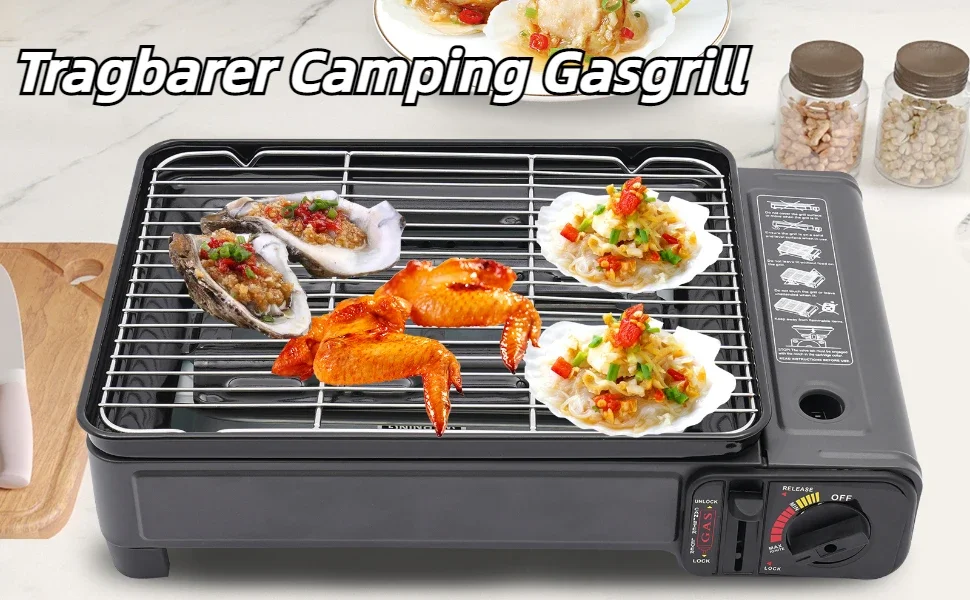 Camping gas barbecue