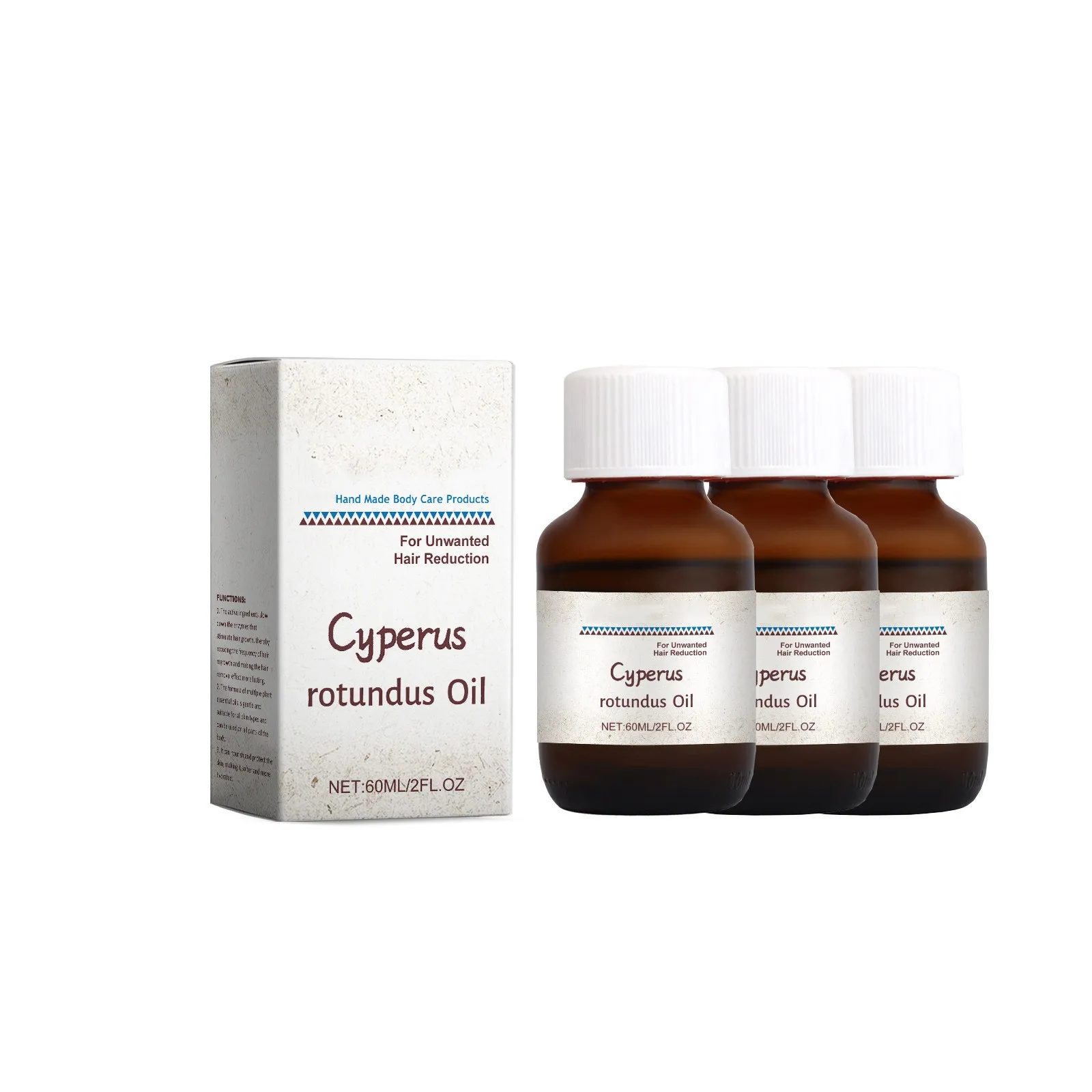 Cyperus Rotundus Hair Removal Care Oil Cyperus Rotundus Plant Oil Body Moisturizing Nourishing Hair Removal Care 60ml