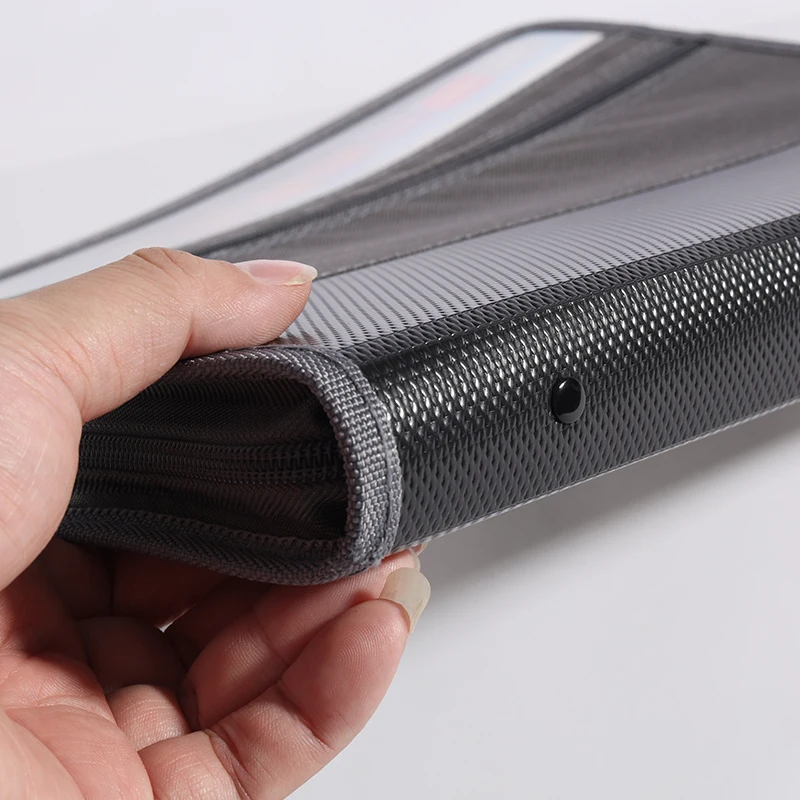 Accordion File Organizer with Safe Zipper 13 Pocket Expanding File Folder with Front Pencil Pouch Stationary Organizer Pouch