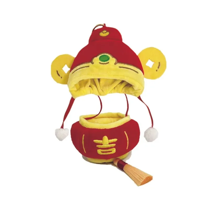 God of Wealth Hat Lantern Baby Clothes 10 20cm Cotton Baby Clothes Hat Festival Dressing 5