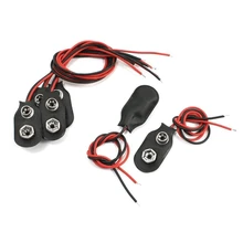 

Power 15Cm Cable 9V Battery Terminal Connection Holder 6 Pieces