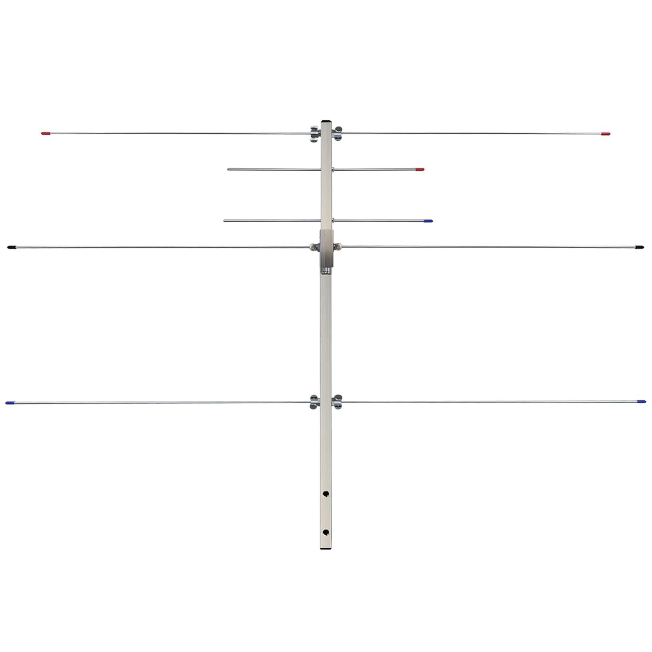 듀얼 밴드 VHF/UHF 2m/70cm 5엘리먼트 야기 햄 라디오 안테나 (32피트 케이블 포함) 고이득 7/10.5dBi 야외용 베이스 안테나 (리피터용)