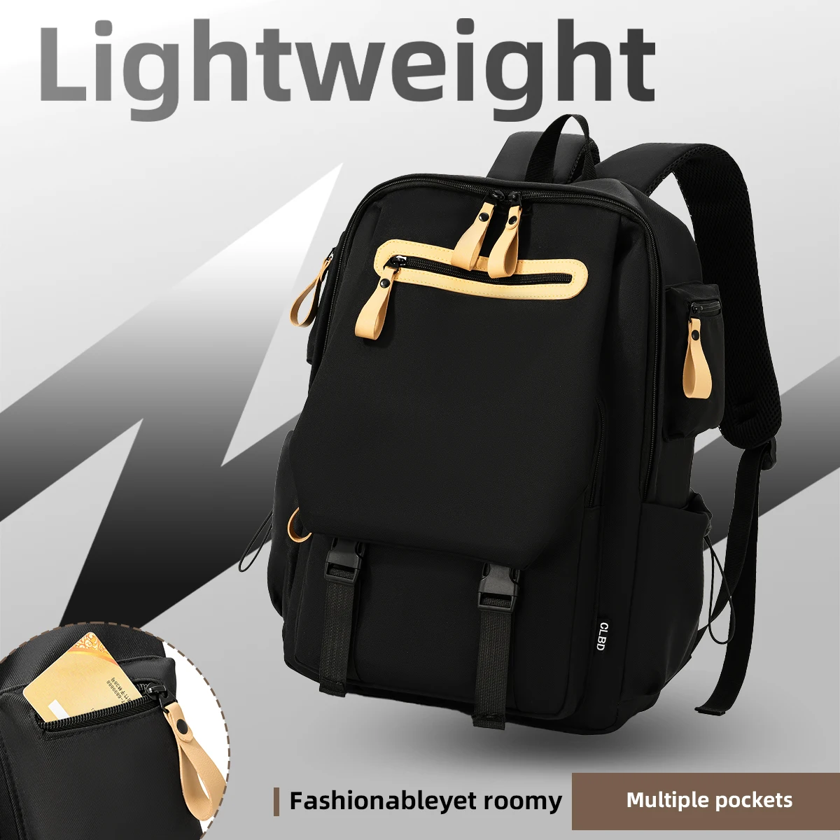 Schoolbags for Female Junior High School Students 2025 New Ultra-Large Capacity Lightweight Burden-Reducing Spine-Protecting Backpacks for Middle School Students and High School Students for Men