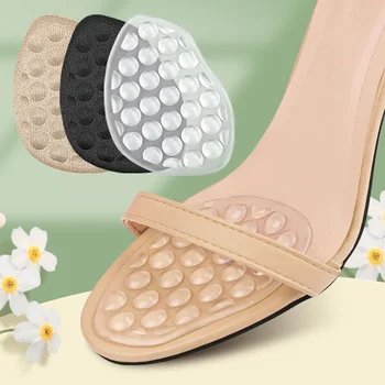 GEL Silicone High Heels Forefoot Pad Sandals Invisible Anti-wear Self-adhesive Massage Non-slip Women Foot Care Shoe Pad 1