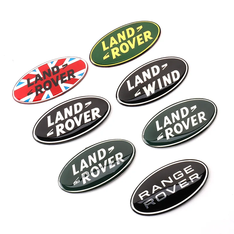 Pictogram Land Rover 3D Aluminium Logo Land Rover Emblem Car Front Sticker Rear Trunk Badge ...