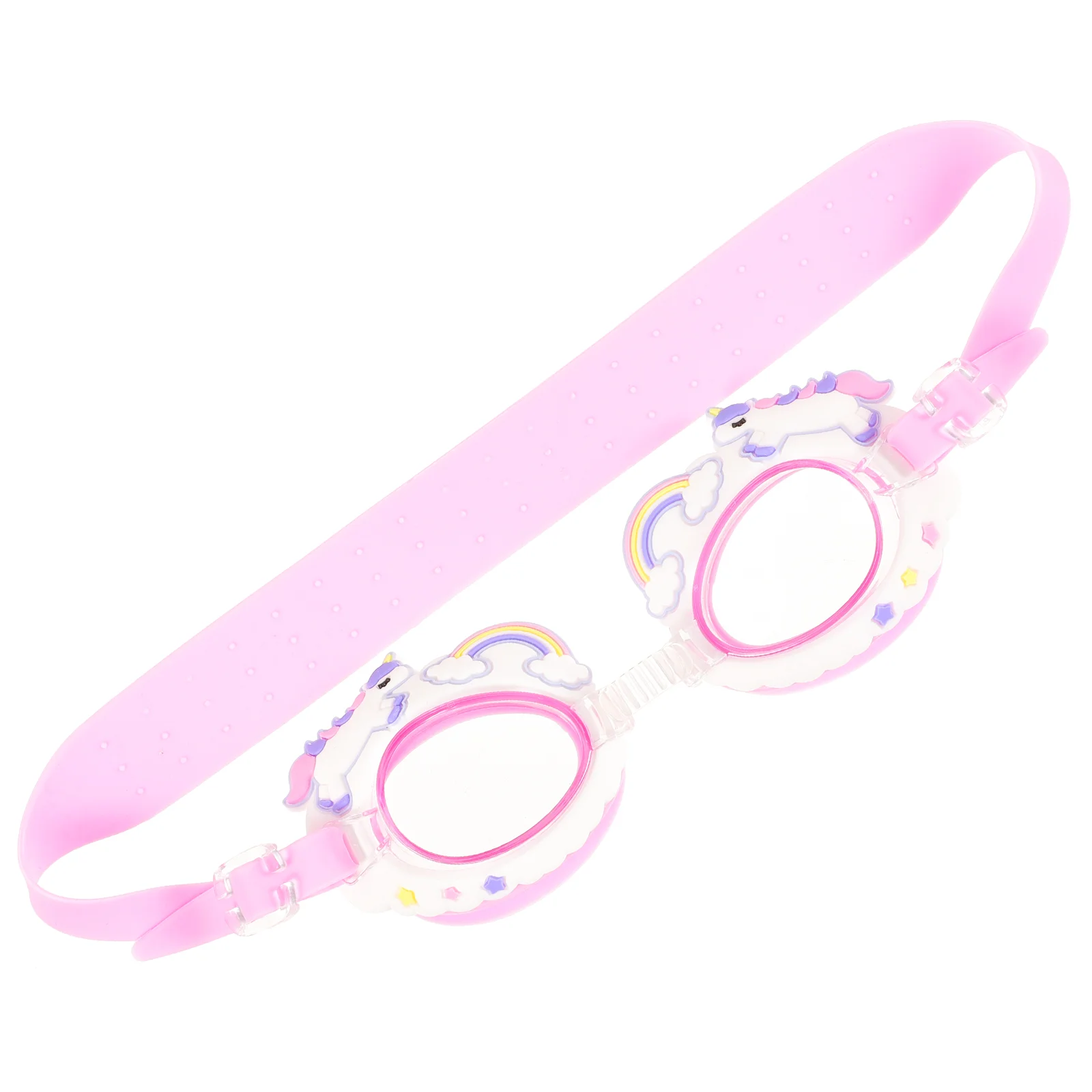 

Детские плавательные очки для девочек милые Мультяшные животные водонепроницаемые розовые радужные лошади детский подарок из ПВХ для