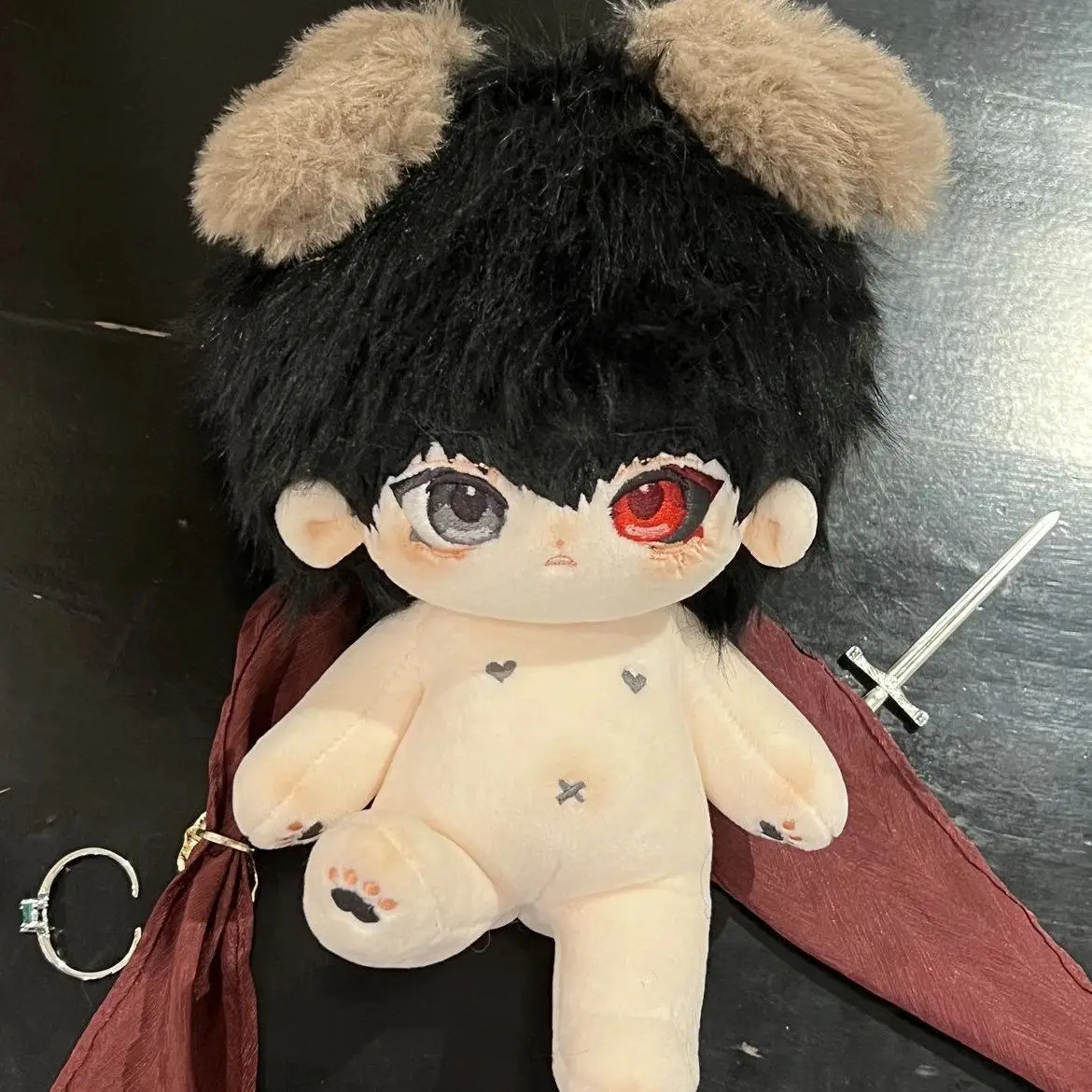 Tokyo Ghoul Shuu Tsukiyama Plush - 8" Official Anime Stuffed Toy - View #2