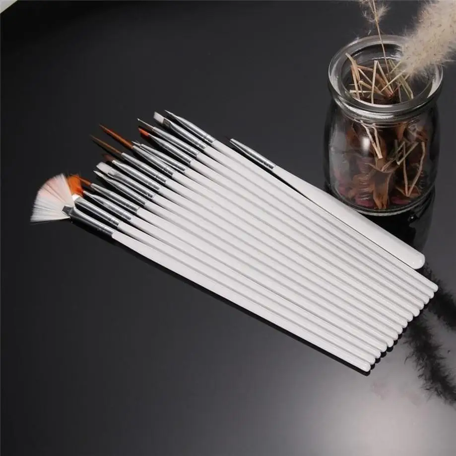 Nail Tools Painting Pen Nail Brush Set Phototherapy Pen Carving Pen Nail Brush Set 15 Pieces Set