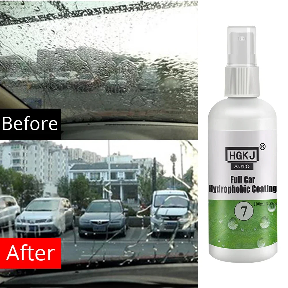 20ml/50ml/100ml Car Cleaning Paints Cleaner Polishes Hydrophobic Water Rains Repellent Spray Auto Windshield Glass Nano Coating