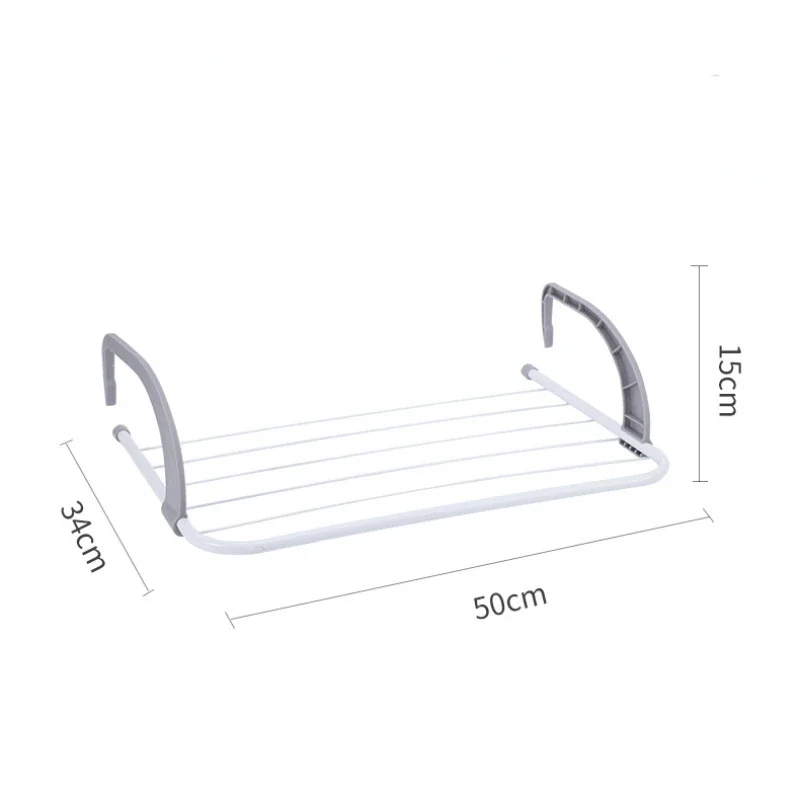New Style Radiator Clothes Hanger Air Basks In Shoe Rack To Receive Hanging Clothes Hanger Balcony Drying Rack for Clothes 5