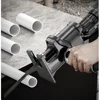 Portable Reciprocating Saw Adapter Electric Drill Modified Electric JigSaw Curve Saw Power Tool for Wood PVC Steel Pipe Cutting 6